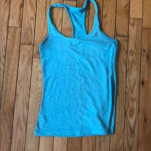 Lorna Jane blue fitted tank top
